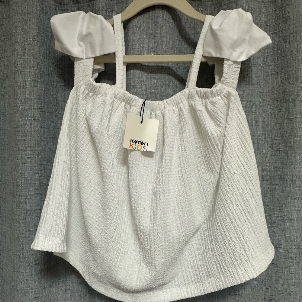 White Off-Shoulder Top - Picture 2 of 2